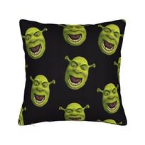 S-Shreks Pillow Cover Product Printing Cushion Cover Decorations  Pillow Case Cover Home Multi-Size 12x12Inch