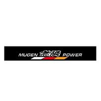 MUGEN Priekinio stiklo lipdukas Automobilio vinilinė lipdukas Universalus Vandeniui atsparus Lenktyninio automobilio kėbulas Sunkvežimio buferis Galinio lango lipdukas Priedai 130x20 cm