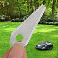 18Pcs Grass Cutter Blade Anti-rust for Bosch Indego 800 1000 1200 (Silver) China Mainland