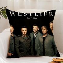 W-Westlife The Twenty Tour Pagalvės užvalkalas Premium Komfortas Dvipusis Pagalvės užvalkalas - Dvigubo Naudojimo Dizainas Namams ir Automobiliui 12x12Inch