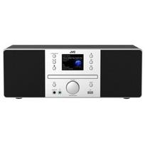 JVC RD-E874B Bokštas Bluetooth 20 W Juodas, Sidabrinis