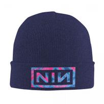 Nine Inch Nails NIN Megzta kepurė Žieminė kepurė Šiltos spalvos kepurės Vyrams Moterims