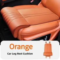 Universal Car Seat Leg Support Pad Leather Memory Foam Seat Extender Leg Cushion Breathable Extension Design raudona