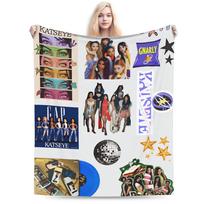 Katseye Kpop Muzikos Antklodė Kokybiška Minkšta Šilta Mesti Antklodę Žiemos Studentų Miegamasis Juokingas Lovatiesė 30x40in