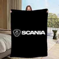 S-S-SCANIA-ES Šaunus Logotipas Antklodė Flanelė šilta komfortiška minkšta pliušinė antklodė Piknikui Lovoms Sofoms Namams Ir Miegamiesiems 30x40in