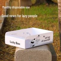 OuJieWang Monthly Disposable Portable Cat Litter Box