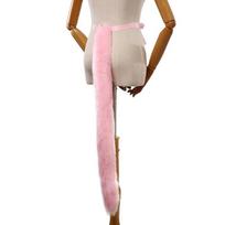 Lapės uodegos Katės uodegos Kailiai Pliušinės Lapės uodegos Cosplay karnavalai Šventės Kalėdos Anime Aksesuarai Helovino kostiumai rožinė