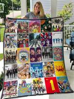 Muzikinis minkštas flanelinis pledas B-Beatles parašo metimo pledas minkštas meno plakatas lovatiesė sofos oro kondicionieriaus užvalkalas#Spalva_6,Dydis_75X95CM 75X95CM pilka spalva