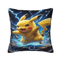 Individualus Pikachu Anime Žaidimų Pagalvės Užvalkalas 40x40cm Animacinis Manga Aksominis Nordic Mesti Pagalvės Užvalkalas 30cmx30cm