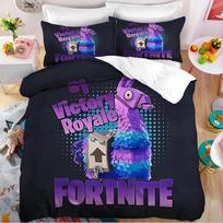 Fortnite patalynės komplektas Antklodės užvalkalas Žaidimas Cosplay Miegamojo lovos užvalkalas Lovos skalbiniai Anime Animacinis paveikslėlis Pagalvės užvalkalas Kambario dekoracija Kalėdinė dovana EU Single(135*200cm)3pcs