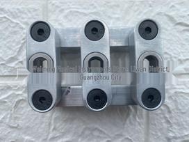 Classical Guitar Tuning Peg Drilling Guide Mold Zinc Alloy gray