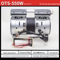 Otusi 220V tylus be alyvos 550W oro kompresorius ir vakuuminis siurblys