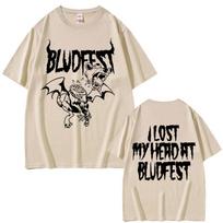 2025 m. vasaros dainininkas Yungblud Bludfest prekybos atributika Vyrams Moterims Mada Roko trumpomis rankovėmis marškinėliai Vyriški laisvalaikio medvilniniai didelio dydžio marškinėliai XL