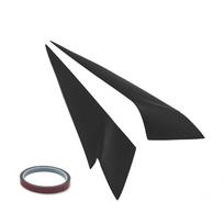 Car Front Headlight Eyebrows Cover Eyelids Trim Carbon Fiber Matt Black Car Styling For Bmw X1 E84 2009 2010 2011 2012 2013 2014 matinė juoda spalva