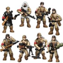Antrojo pasaulinio karo WW2 Armijos Karinės Karininkų Specialiųjų Pajėgų Modelis Surinkimo Statybiniai Blokeliai Plytos Vaikų Žaislai Dovana