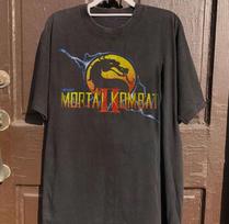 1993 MORTAL KOMBAT Shirt Rare Design Black Unisex Shirt Vtg S-5XL Unisex T-Shirt XL