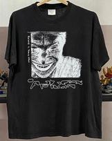 Reprint Aphex Twin 90s Retro style Black Short Sleeve T shirt Classic Style Unisex T-Shirt S