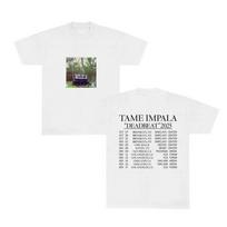 Tame Impala Deadbeat Tour Dvišalis Pakartotinai Spausdintas Auksinis Pilno Dydžio S-5XL Unisex Marškinėliai XXXL