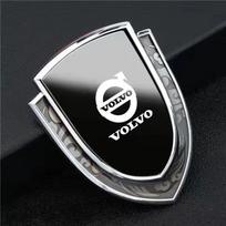 Automobilio metalinio skydo emblema, automobilio šoninio sparno, kėbulo bagažinės emblemos ženklelio logotipo lipdukas, skirtas „Volvo XC60 XC90 V40 V60 V50 S60“ automobilių aksesuarams mėlyna