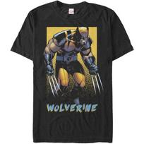 Marvel Didelio dydžio Klasikinis Wolverine Pop Vyriški marškinėliai trumpomis rankovėmis S juoda
