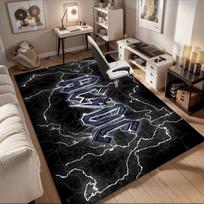AC/DC Logo Lightning Rock Band Poster Print Wall Art DecorOffice Mat Home Decor Gift For Halloween & Christmas LC22 60cm by 90cm