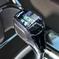 Automobilio pavarų perjungimo svirtis, 8/10/12 mm, trijų kalibrų, su LED atmosferos apšvietimu, skirta „Toyota“ interjero aksesuarams skaidri