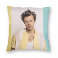 Harrys Styles Pagalvės užvalkalas Minkštas poliesterio pagalvės užvalkalas Dekoracijos Pagalvės užvalkalas Namams Užtrauktukas 45X45cm 12x12Inch