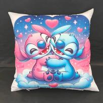 Mielas Disney Lilo&Stitch Pagalvės užvalkalas Animacinis Anime Figūrėlė Angelas Sofos Pagalvėlė Namų Miegamojo Dekoras Kawaii Gimtadienio Dovana A,(8) 30x30cm