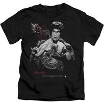 Vaikų_ Bruce Lee - Drakono Vaikai Marškinėlio Dydis S juoda