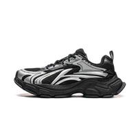 Li Ning Y2K Fashion Versatile Retro Style Thick Sole Shock Absorbing Wear Resistant Breathable Low Top Casual Shoes Kids sneaker AGLW078-3 37