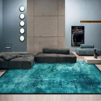 Dark Blue Abstract Carpet Living Room Easy Clean Decoration Sofa Table Area Rugs Large Area Bedroom Cloakroom Floor Mat Non-slip 60*90cm