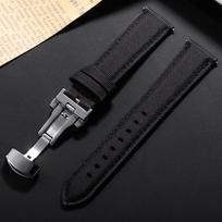 20mm 22mm Quick Release Nylon Sailcloth Watch Strap Butterfly Buckle Band for Omega for Seiko Watchband Watchbelt Accessories 20mm juoda