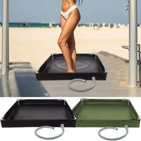 Portable Shower Base Folding Outdoor Camp Shower Pan Bathing Tray With Drain Pipe For Adults Travel Adventurer Climbing Hiking China Mainland