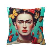 Anime Frida Kahlo Art Square Pillowcase Cushion Cover Pillow Case Throw Pillow Cover for Home Bedroom Car 12x12Inch