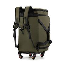 Large-capacity Detachable Trolley Case, Packing Equipment, Folding Luggage Bag, Travel Bag, Lightweight Wheel Bag, Cross-border Large Backpack juoda