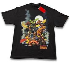 2007 Mad Engine Marvel Zombių Keršytojų Marškinėliai Zombių Superherojus Pakartotinis Spaudas Unisex Marškinėliai S gray