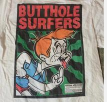 Retro stiliaus Butthole Surfers roko turo marškinėliai trumpomis rankovėmis, baltos spalvos, Unisex T-shirt XL