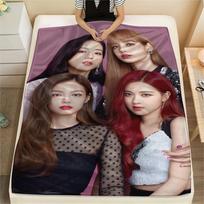 1 vnt. BLACKPINK spaudinio flanelinis pledas, aukštos kokybės, visų sezonų, namų dekoras, šiluma ir komfortas, puikiai tinka kalėdinėms dovanoms 80cm x 120cm