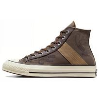 Converse Chuck 70 Plus Comfortable Classic High Top Espadrilles Unisex Brown 39.5 ruda