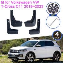 Volkswagen VW T-Cross C11 ~ purvasaugiai, apsaugos nuo purslų, priekiniai ir galiniai ratai, sparnas, 4 vnt. aksesuarai