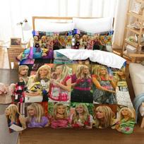 3D Spausdintas Hannah Montana Patalynės Komplektas Miegamajam Minkštos Modernios Antklodės Patogus Vaikų Antklodės Užvalkalas Užvalkalas Ir Pagalvės Užvalkalas 70x133cm 3pcs