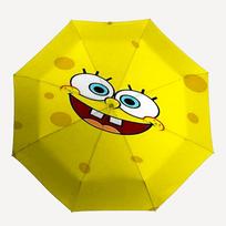 1pc spongebob squarepants Automatic Open Close Umbrella  Windproof Canopy, Automatic Open Close Button10185