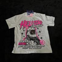 Hellstar grafinis trumpomis rankovėmis baltos spalvos marškinėliai vyrams moterims S-5XL Unisex T-shirt M