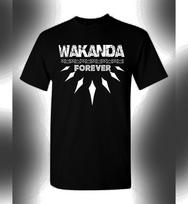 Wakanda visada marškinėliai Juodojo Panteros marškinėliai Karaliaus T'Challa Superherojų marškinėliai Unisex marškinėliai XXL