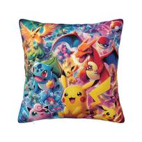 Individualus Pikachu Anime Žaidimo Pagalvės Užvalkalas 45x45cm Animacinis Manga Aksominis Modernus Pagalvės Užvalkalas 30cmx30cm