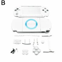 Korpuso apvalkalas su mygtukų rinkiniu, pakeitimas psp 2000 konsolės apvalkalui, priekinė plokštelė, dėklas, dalys Sony 2000 taisymo rinkiniui rožinė