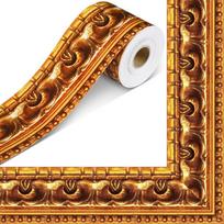 New Self-Adhesive Border Decorative Sticker Gold Vintage Photo Frame DIY Black Board Stickers Party Decoration