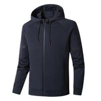 Nauja pavasario rudens medvilninė vyriška striukė su užtrauktuku Sportinis su gobtuvu viršutinė madinga megzta striukė L-8XL L