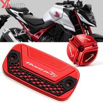 HONDA CB750 Hornet CB 750 2023 Motociklo Priedai Variklio alyvos užpildymo dangtelis Priekinio stabdžių skysčio rezervuaro dangtelis Oil filler cap-Red