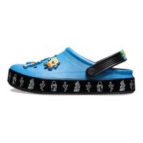 SPONGBOB SQUAREPANTS SpongeBob SquarePants x Crocs Wrap Flat Vaikų Basutės Mėlynos ir Juodos Vaikų Stiliaus 35